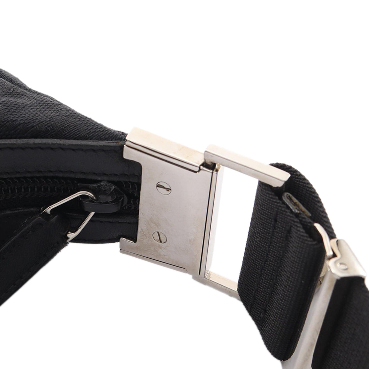Gucci GG Canvas Crossbody Bag — Black