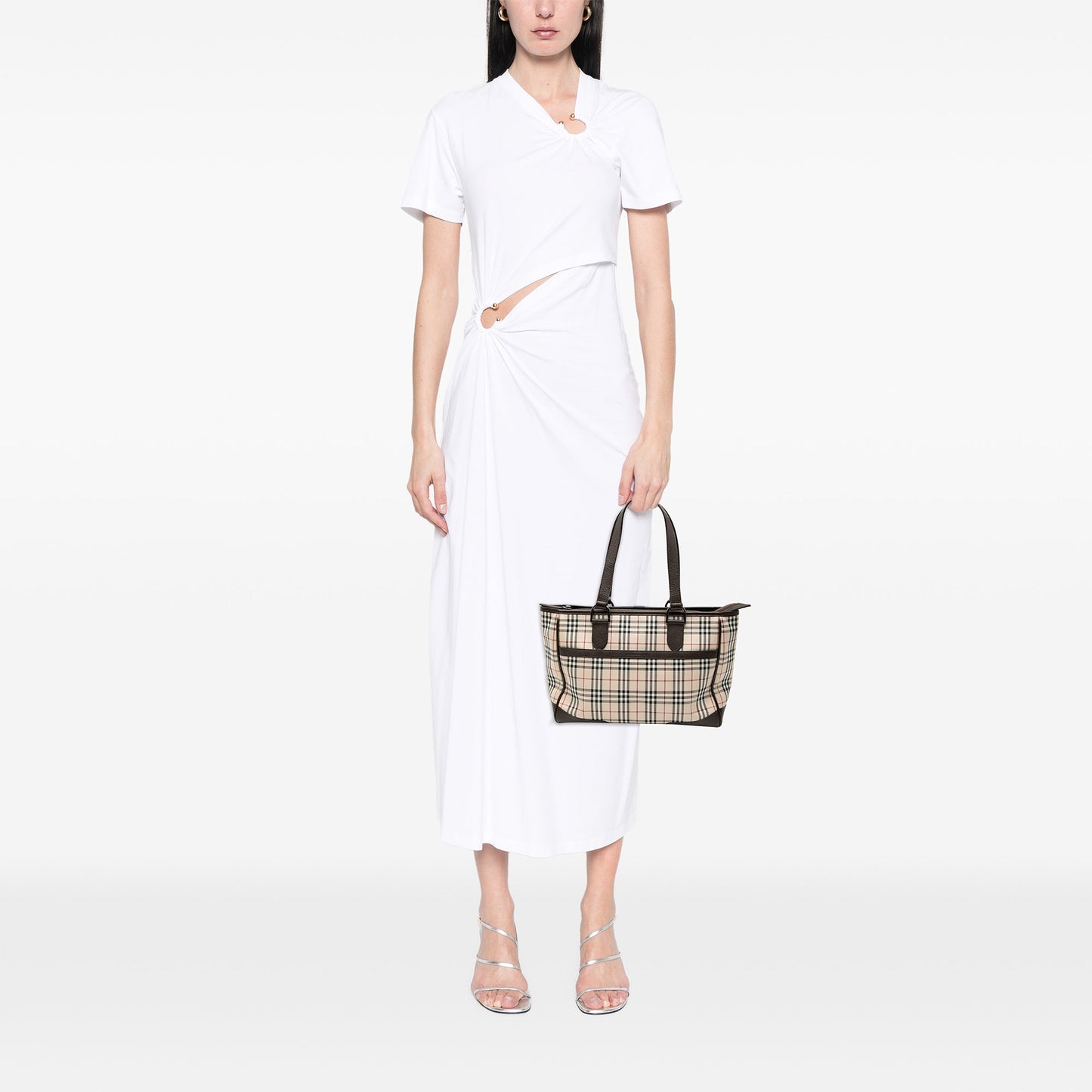 Burberry House Check Canvas Tote