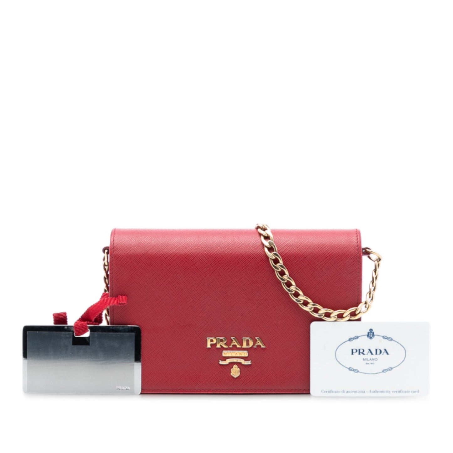 Prada Saffiano Wallet On Chain