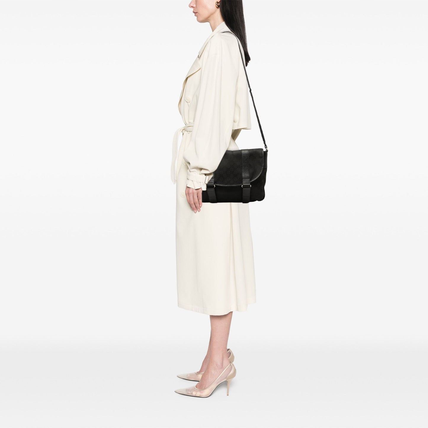 Gucci GG Nylon Messenger Bag