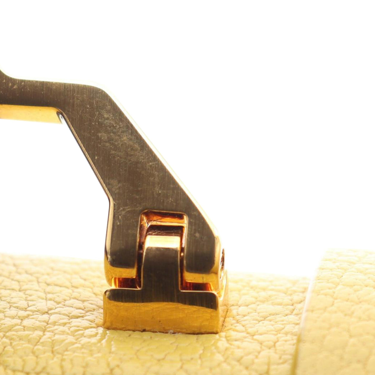 Miu Miu Goatskin Madras Crossbody — Yellow