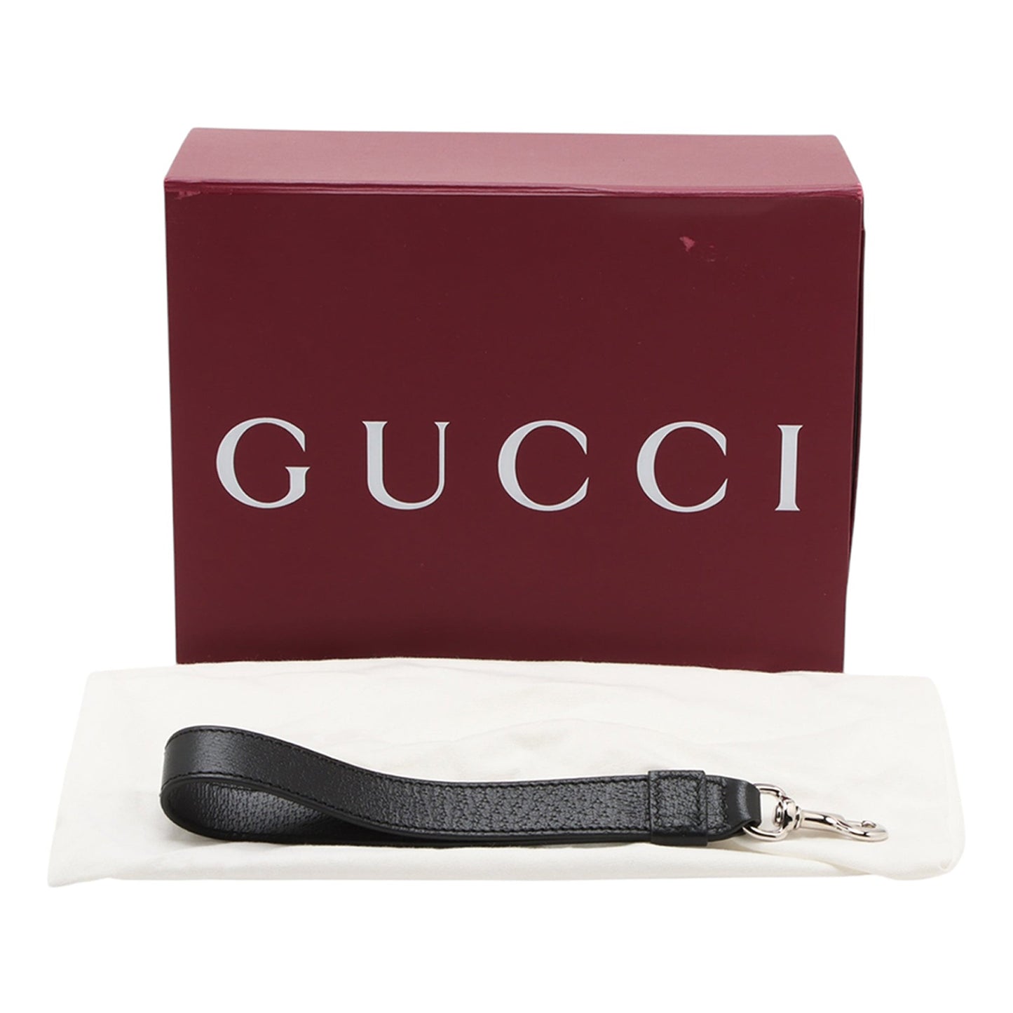 Gucci GG Supreme Trimmed Calfskin Crossbody
