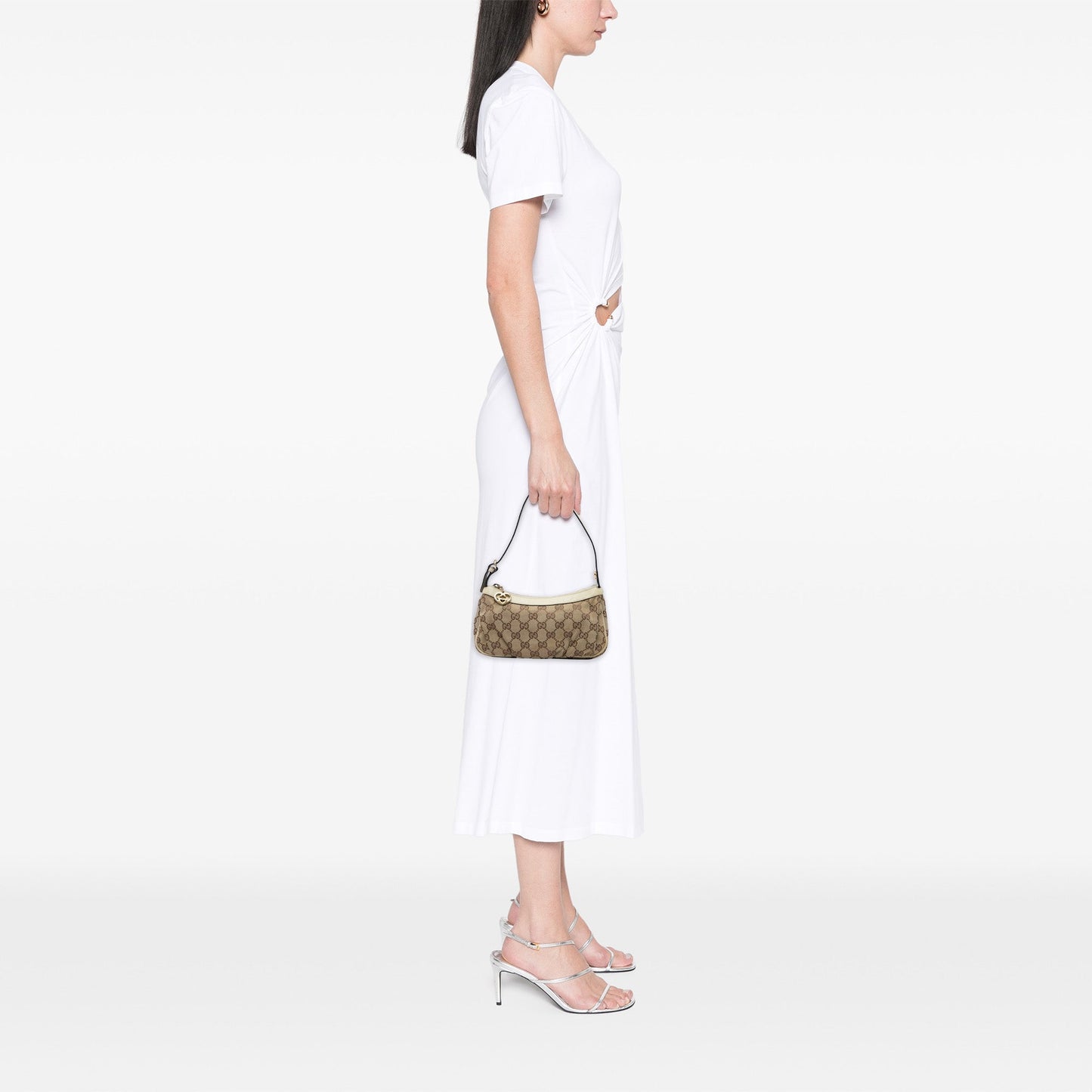 Gucci GG Canvas Lovely Heart Pochette
