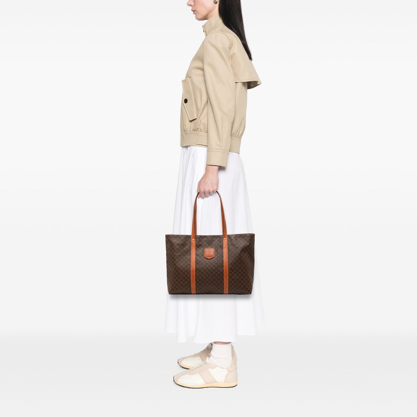 Celine Macadam Coated Canvas Tote