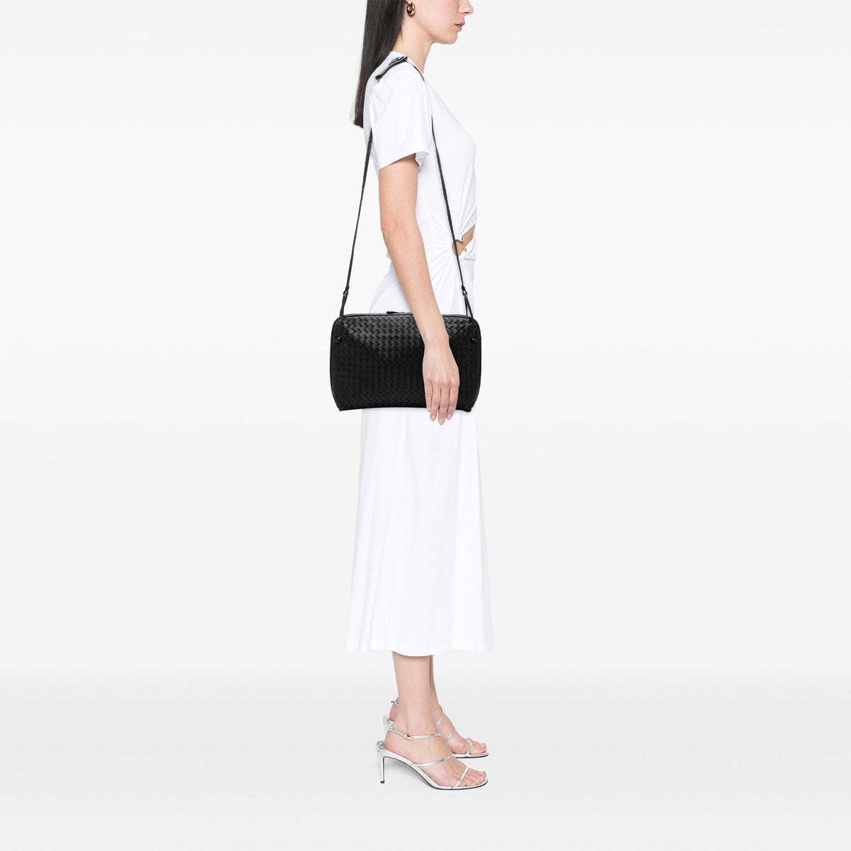 Bottega Veneta Large Nappa Intrecciato Nodini Crossbody