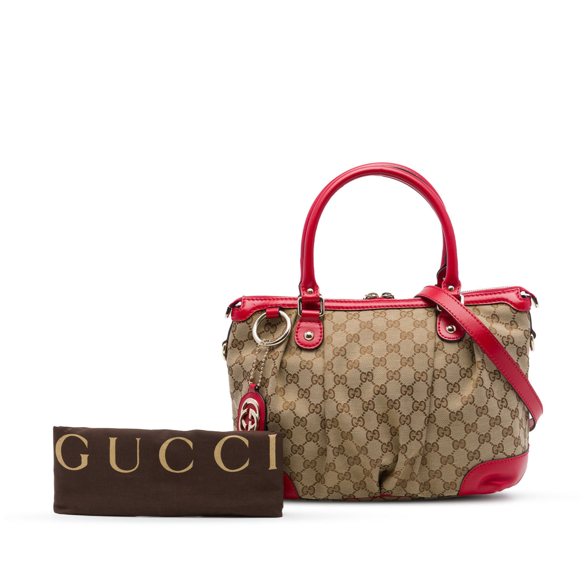 Gucci GG Canvas Sukey Satchel