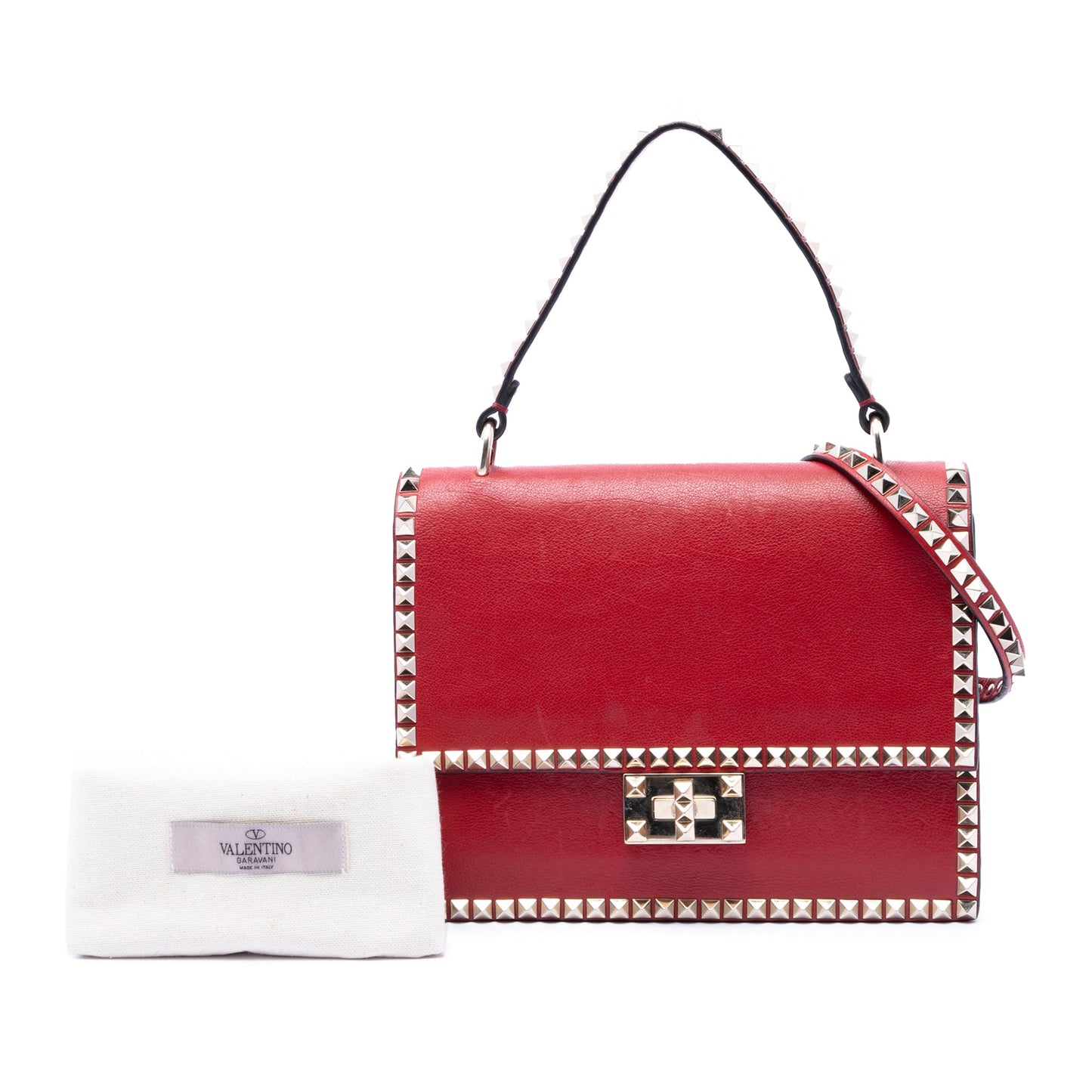 Valentino Leather Rockstud No Limit Satchel