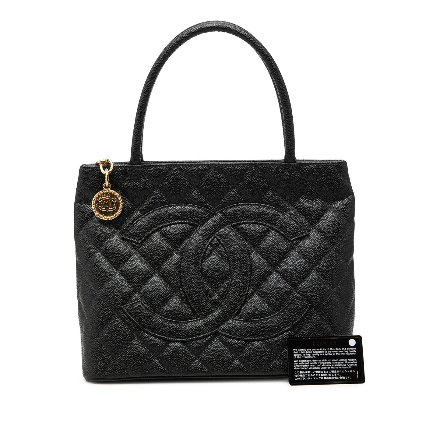 Chanel Caviar Medallion Tote