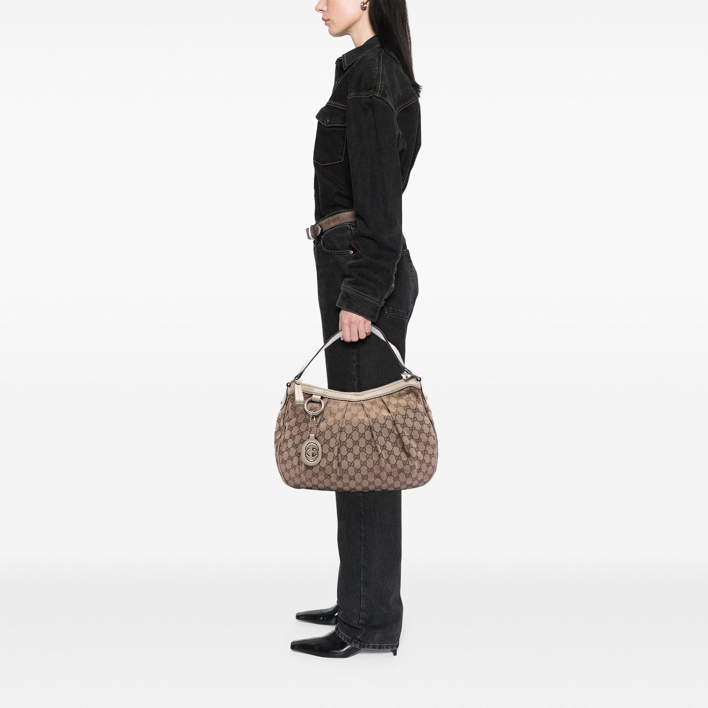Gucci GG Canvas Sukey Shoulder Bag