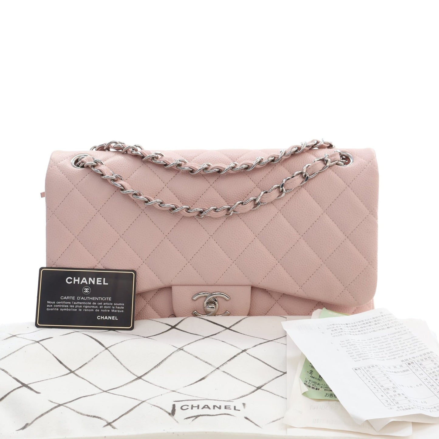 Chanel Jumbo Classic Caviar Double Flap