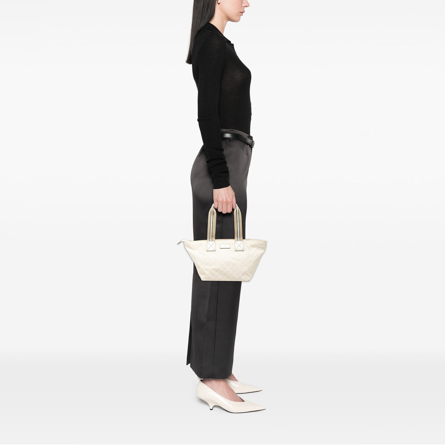 Gucci GG Canvas Web Tote