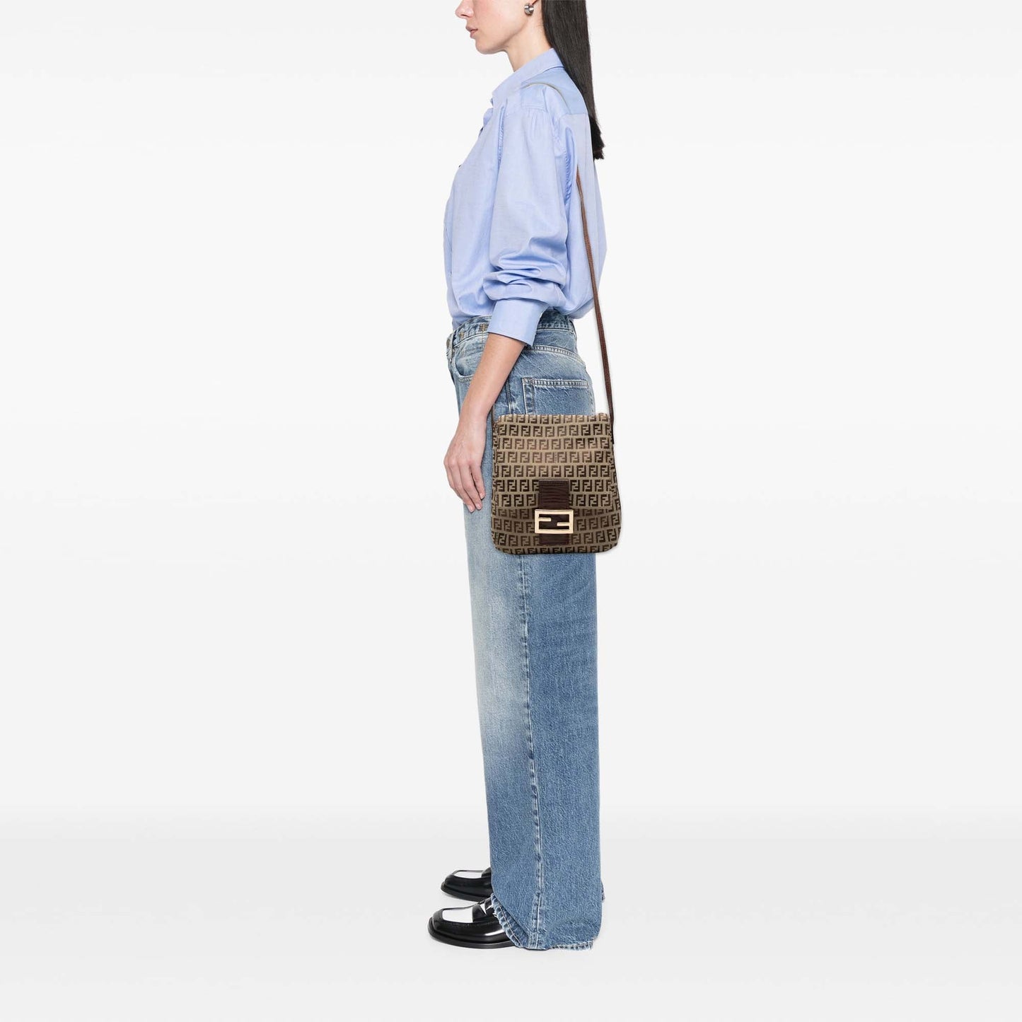 Fendi Zucchino Canvas Crossbody