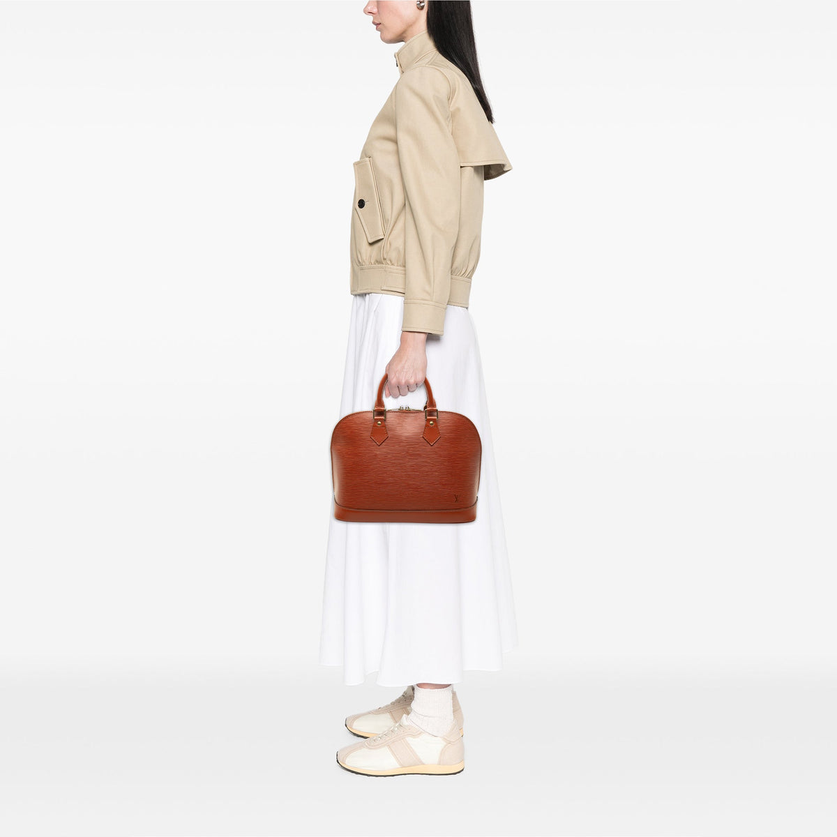 Louis Vuitton Epi Alma PM — Brown