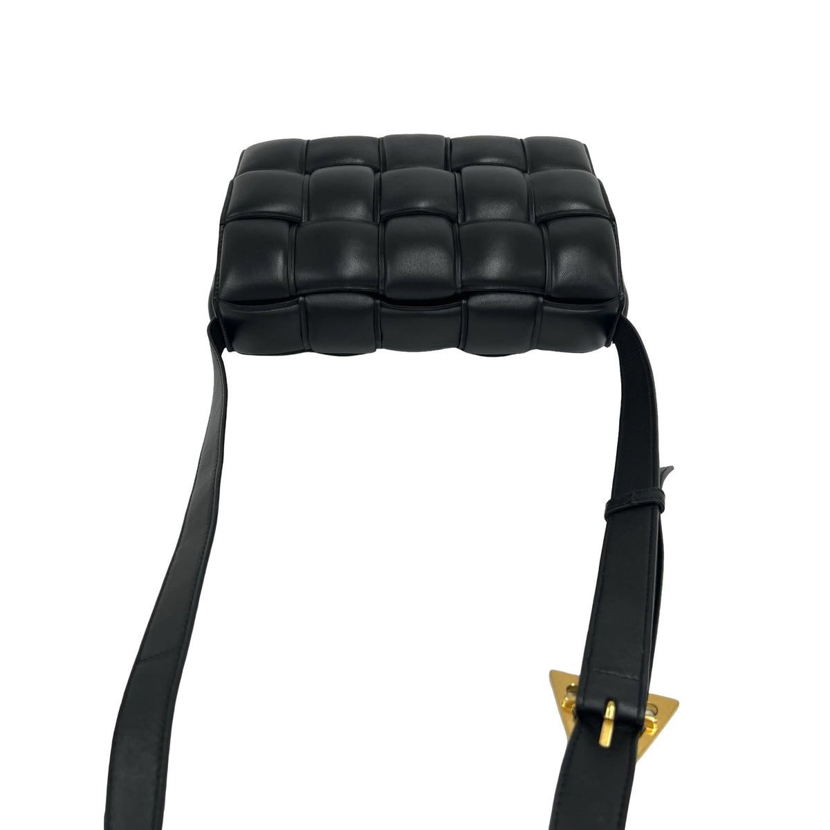 Bottega Veneta Nappa Intrecciato Padded Cassette Crossbody — Black