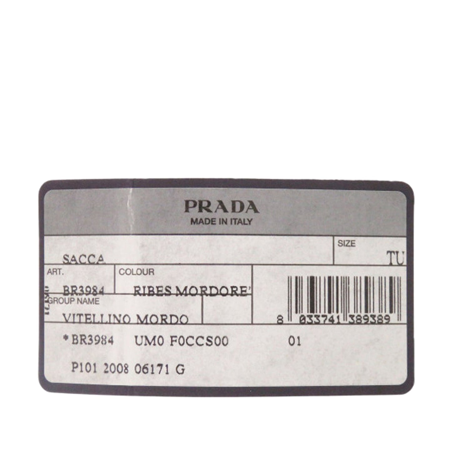 Prada Nappa Mordore Ruffle Hobo