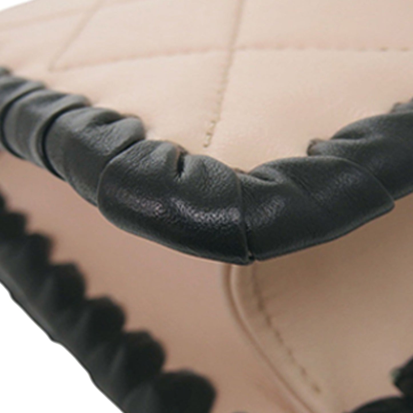 Chanel Mini CC Quilted Bicolor Calfskin Braided My Own Frame Flap
