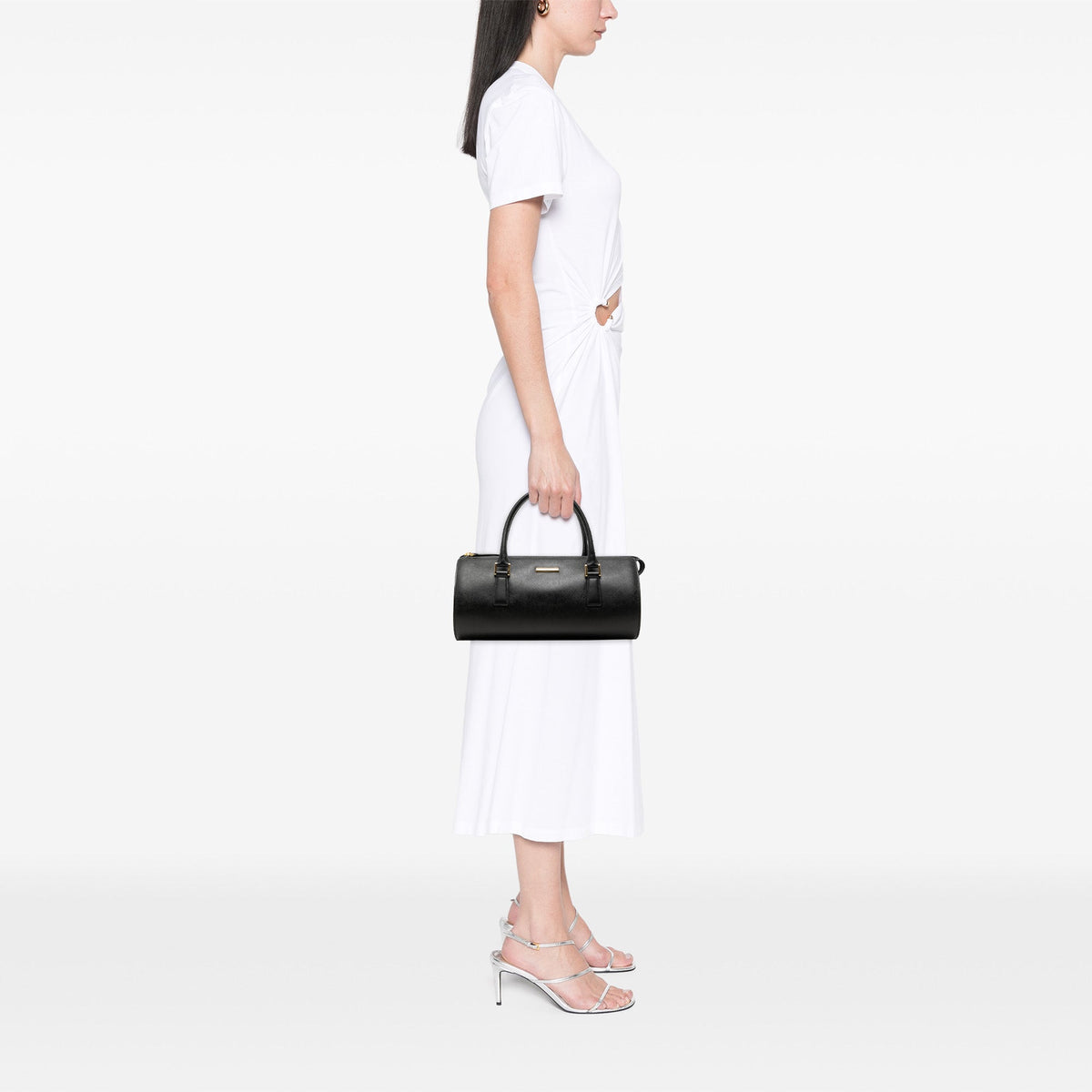 Burberry Leather Boston Bag
