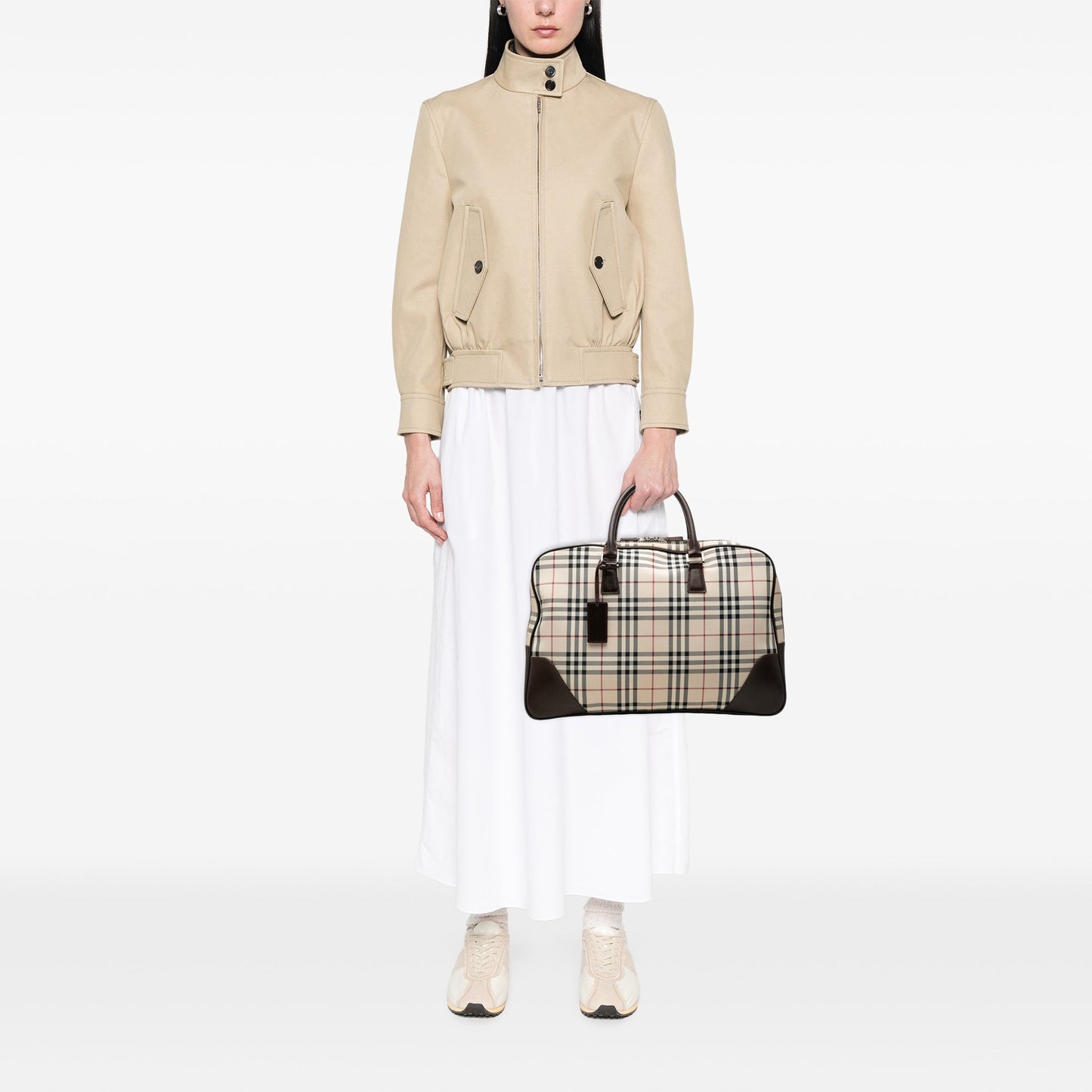 Burberry House Check Canvas Travel Bag