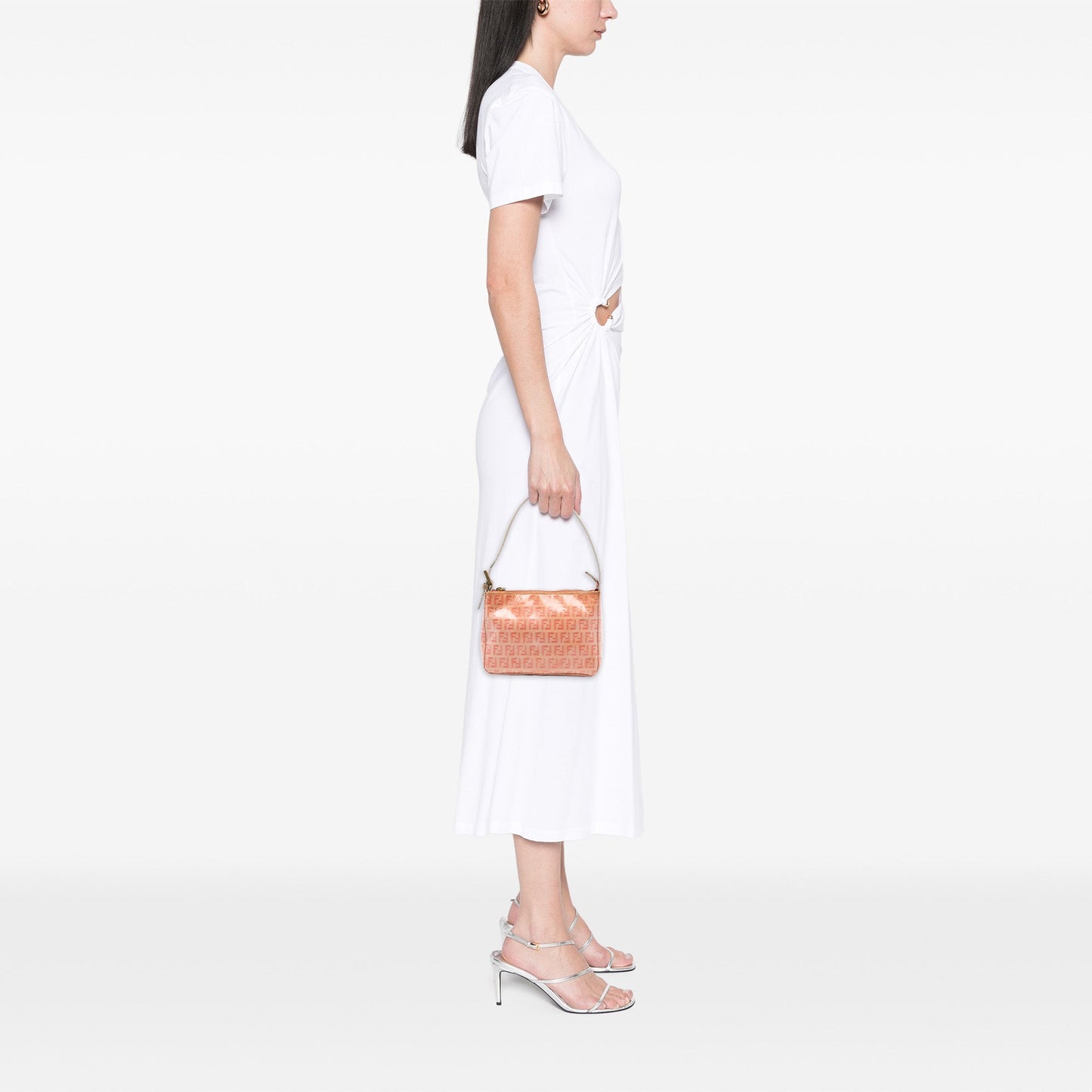 Fendi Zucchino Crystal Pochette