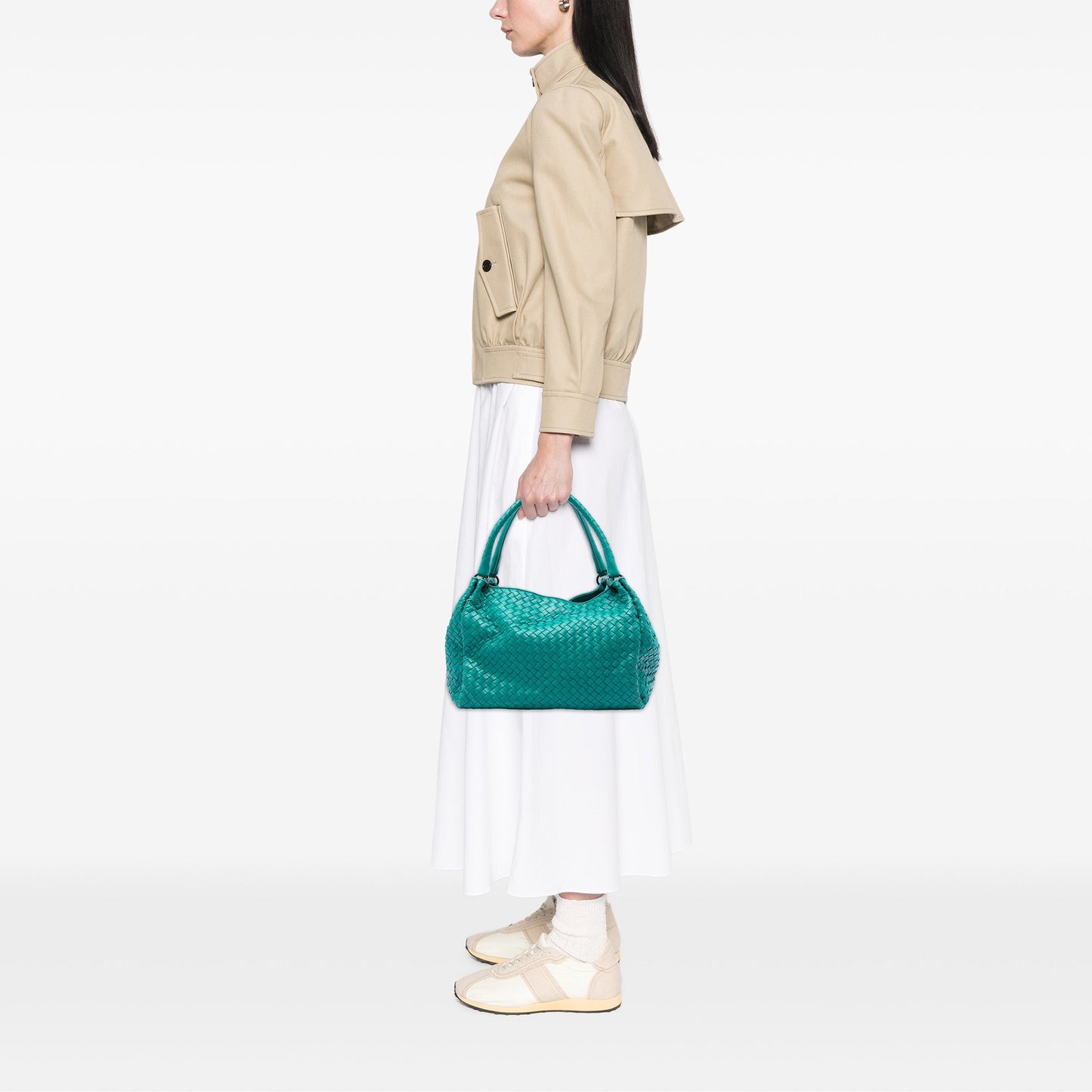 Bottega Veneta Nappa Intrecciato Parachute Tote