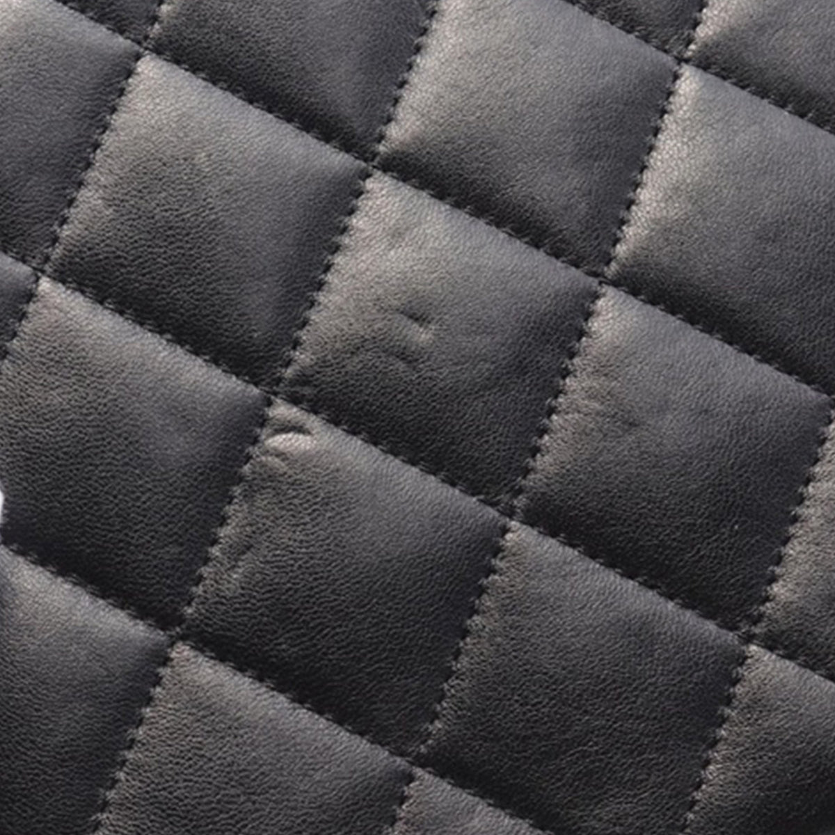 Chanel Quilted Lambskin Oval Logo Chain Top Handle Round Clutch on Chain