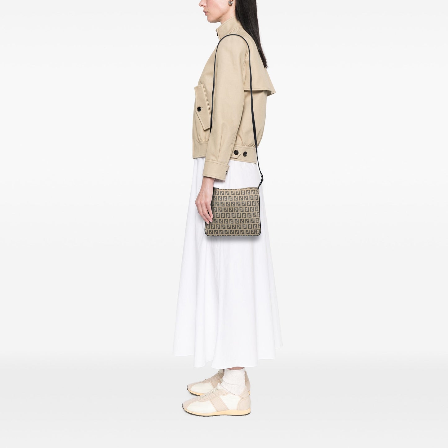 Fendi Zucchino Canvas Crossbody