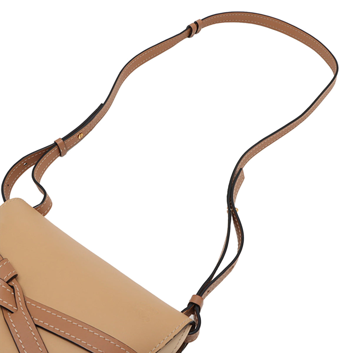 LOEWE Small Gate Crossbody — Brown