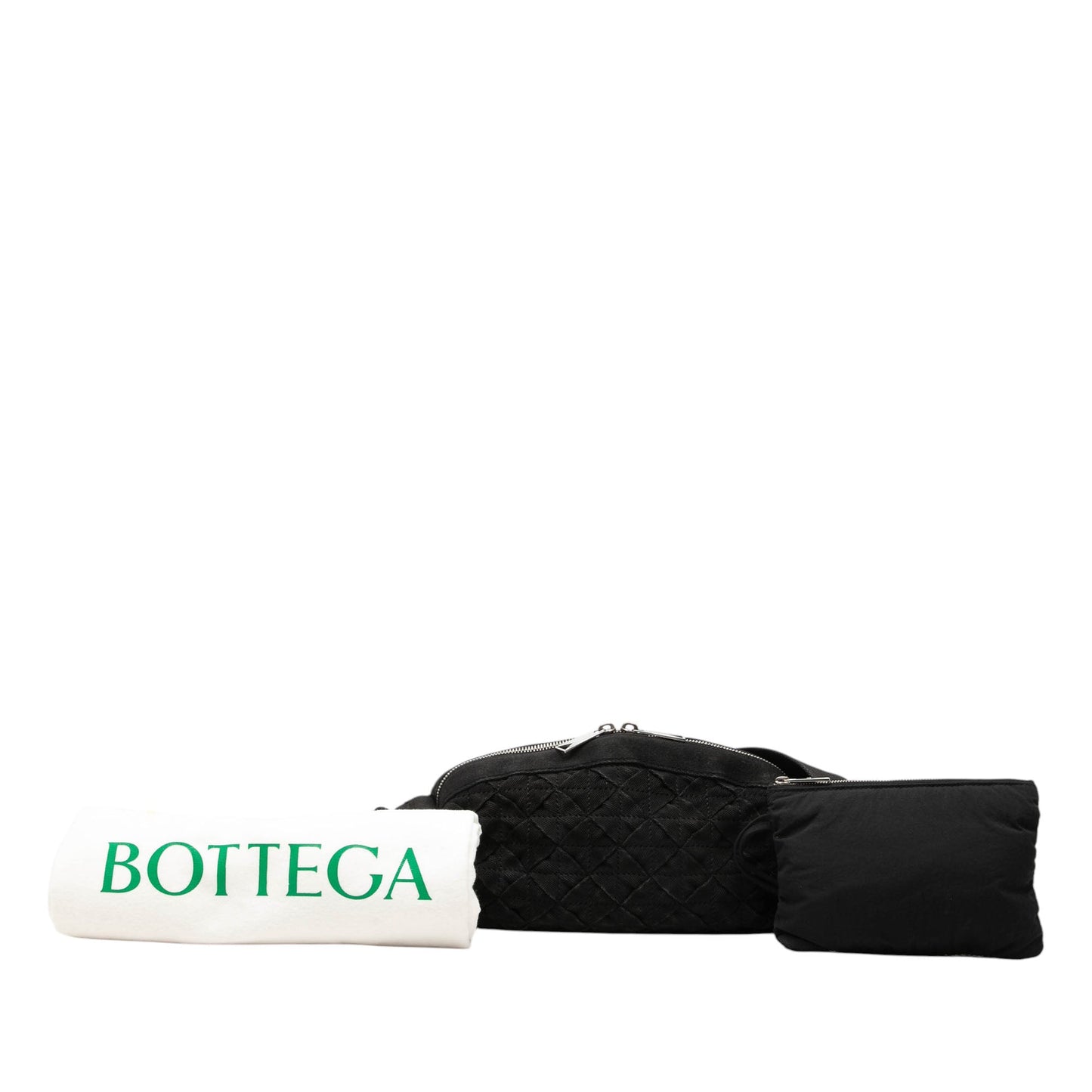 Bottega Veneta Canvas Intrecciato Webbing Belt Bag