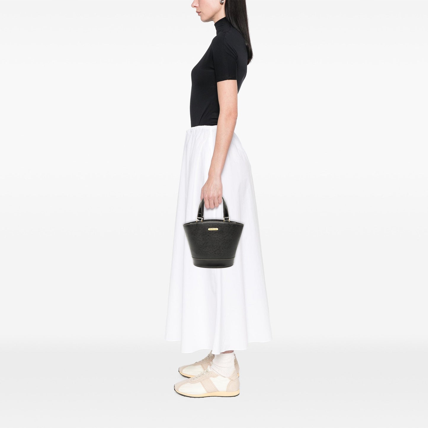 Burberry Leather Bucket Bag