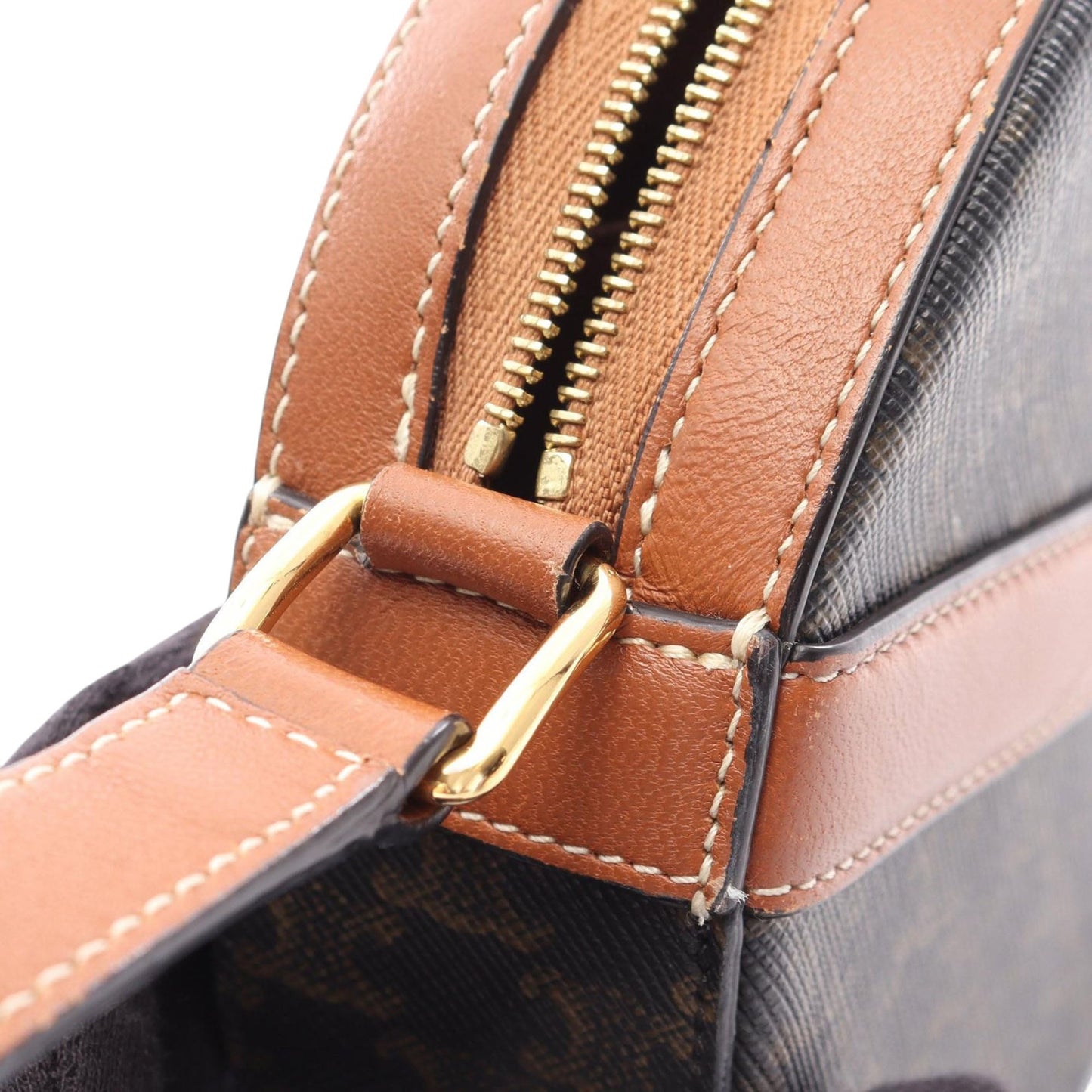 Celine Triomphe Round Purse Crossbody