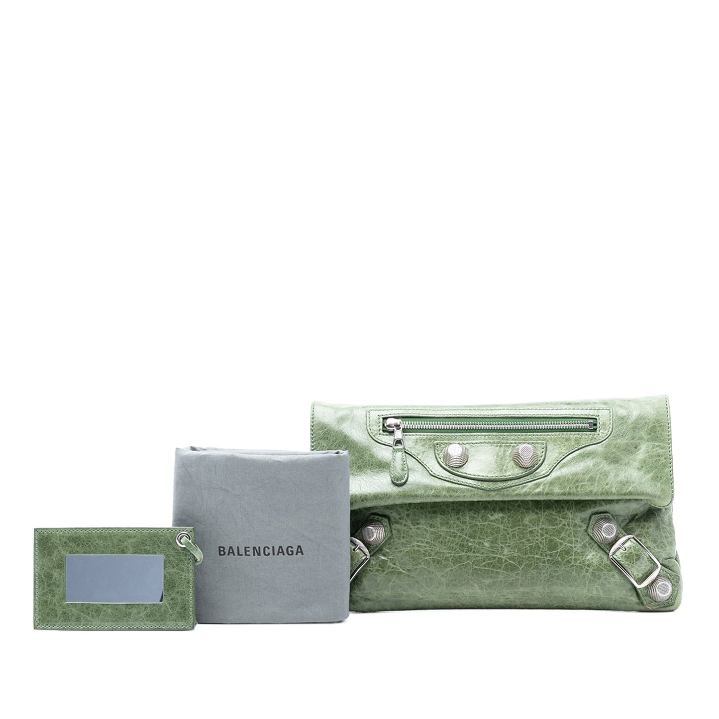 Lambskin Motocross Giant 21 Envelope Clutch