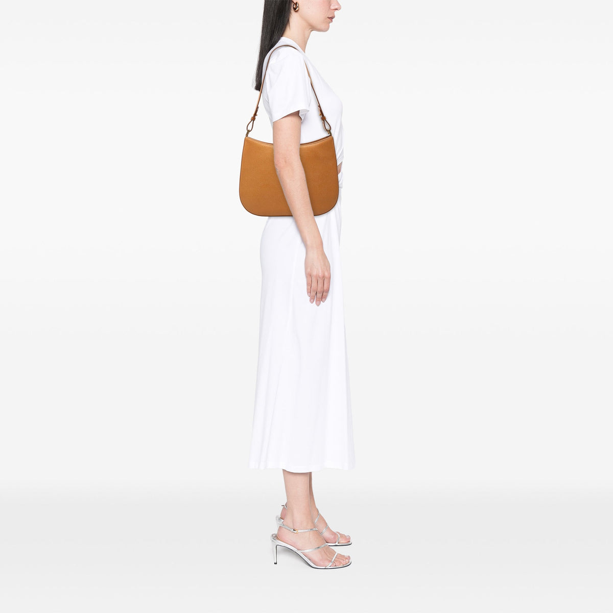 Burberry Leather Shoulder Bag — Brown
