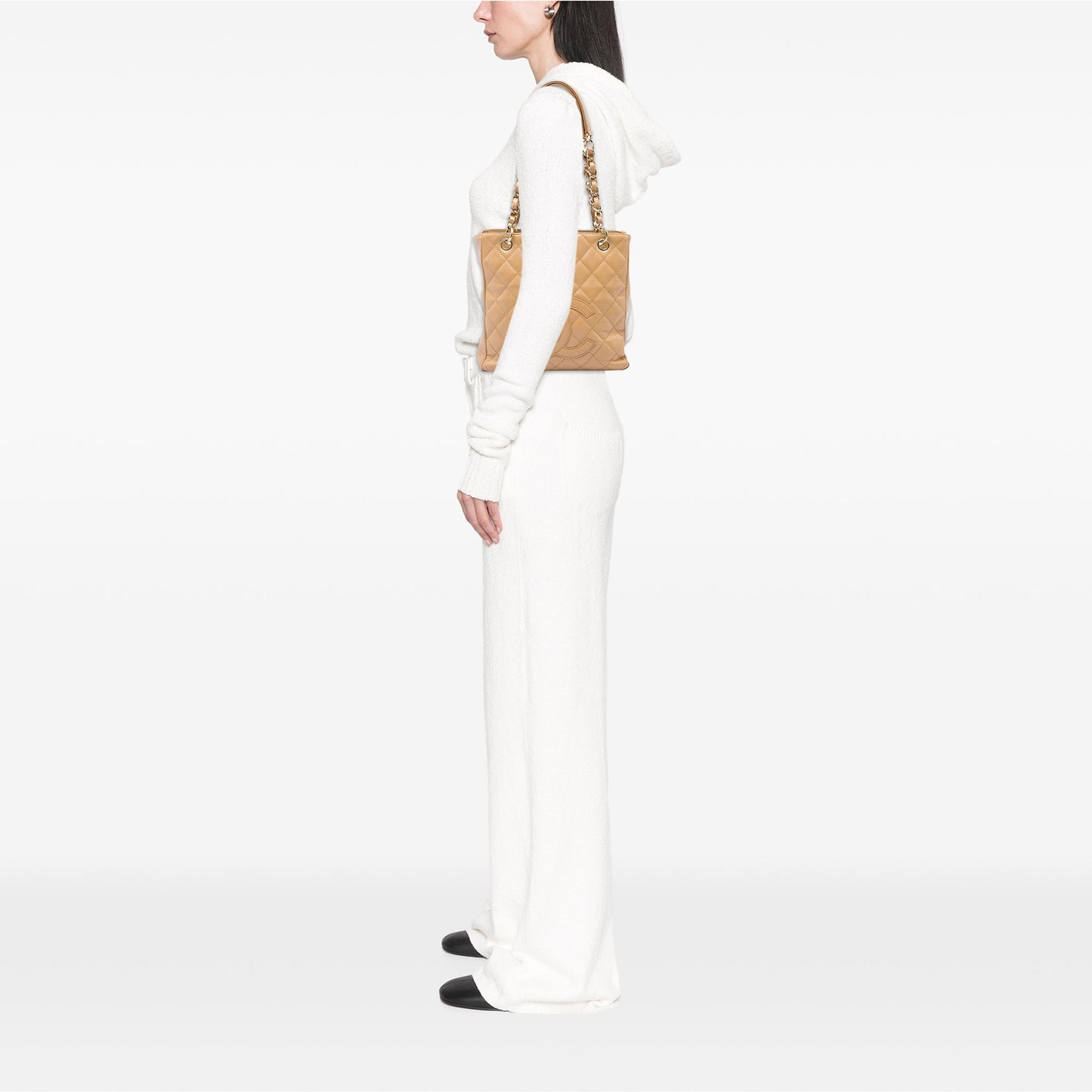 Chanel Caviar Petite Shopping Tote