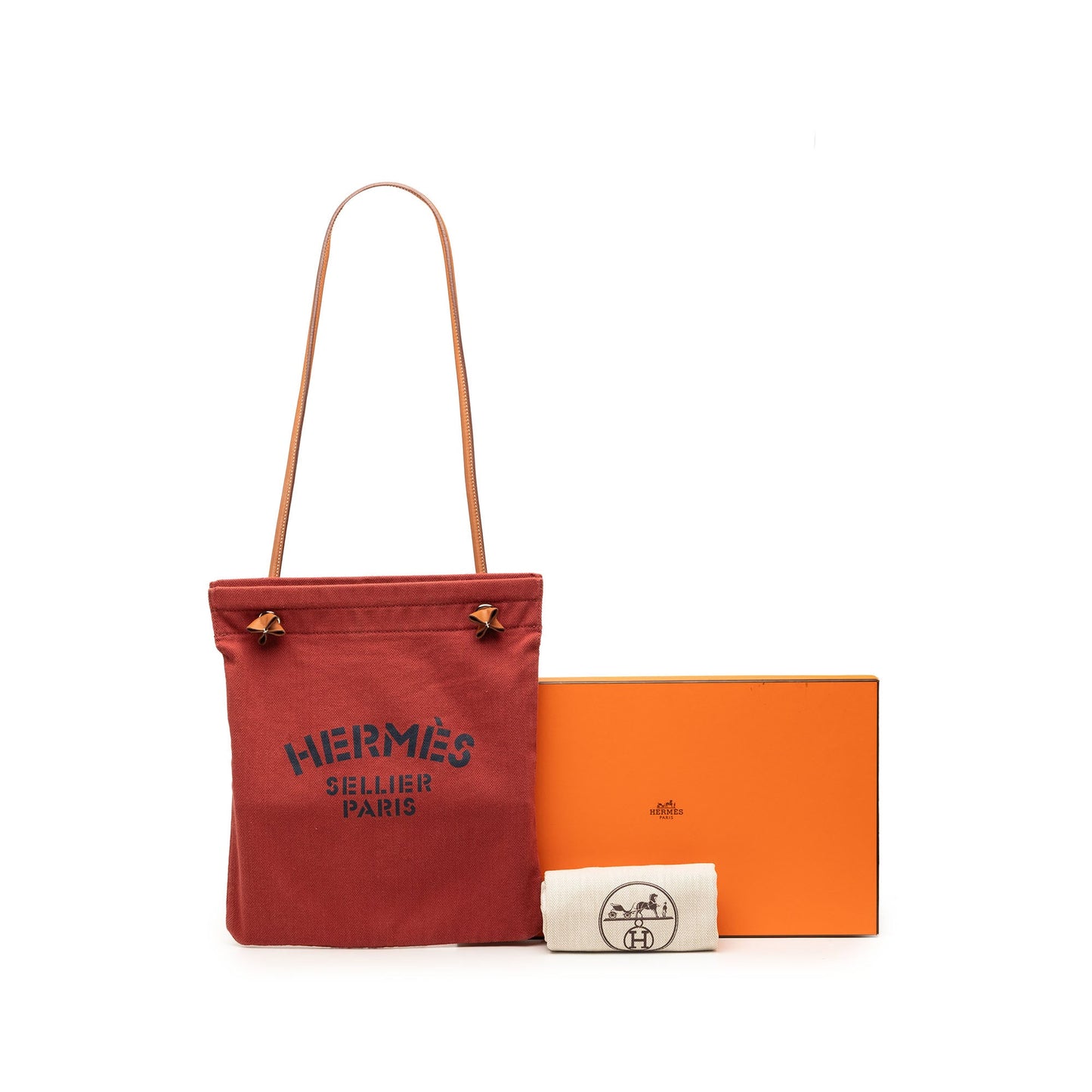 Hermès Toile Aline Grooming Bag MM