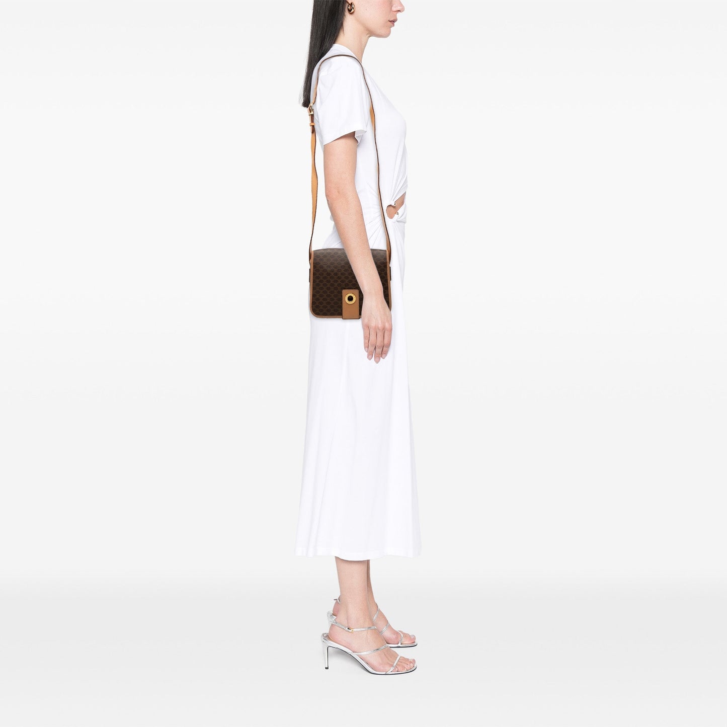 Celine Macadam Coated Canvas Crossbody