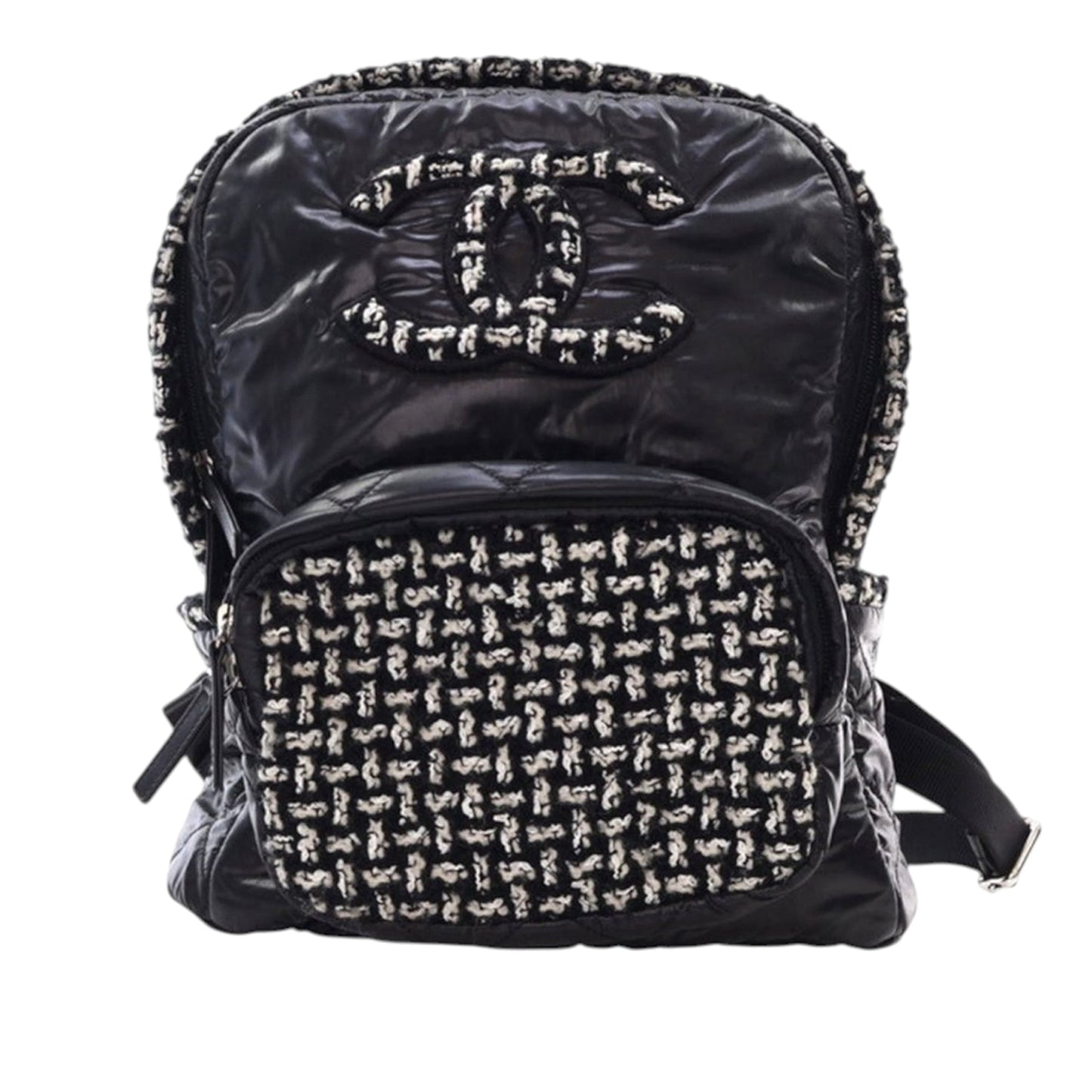 Chanel Nylon and Tweed Coco Neige Backpack