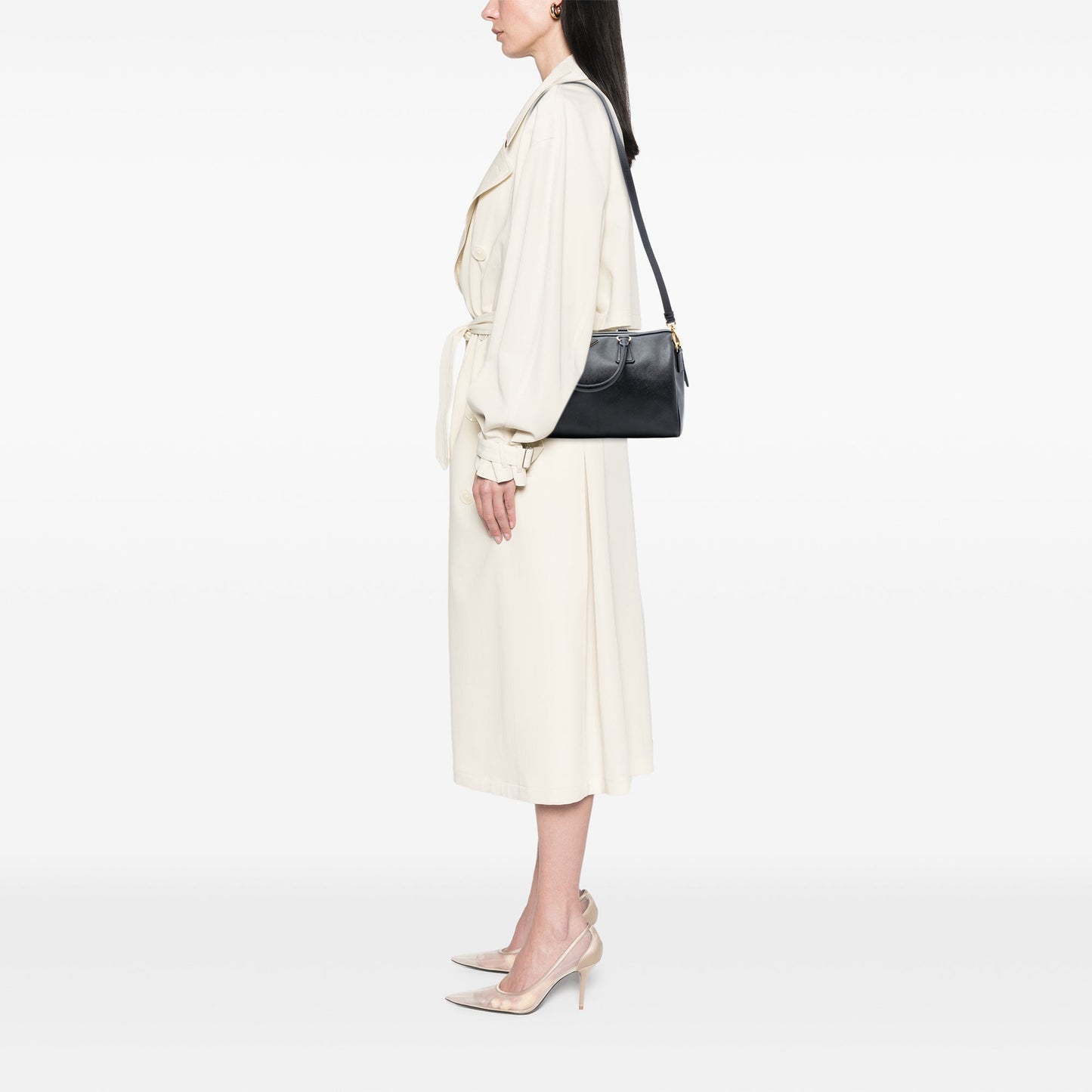 Prada Saffiano Lux Boston Bag