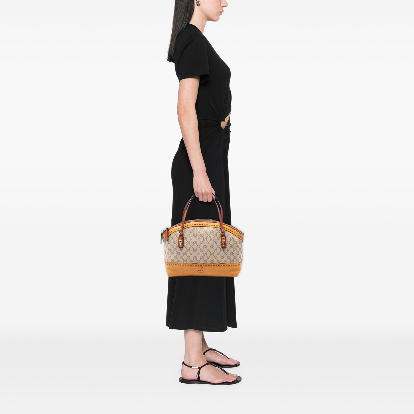 Gucci GG Canvas Laidback Crafty Handbag