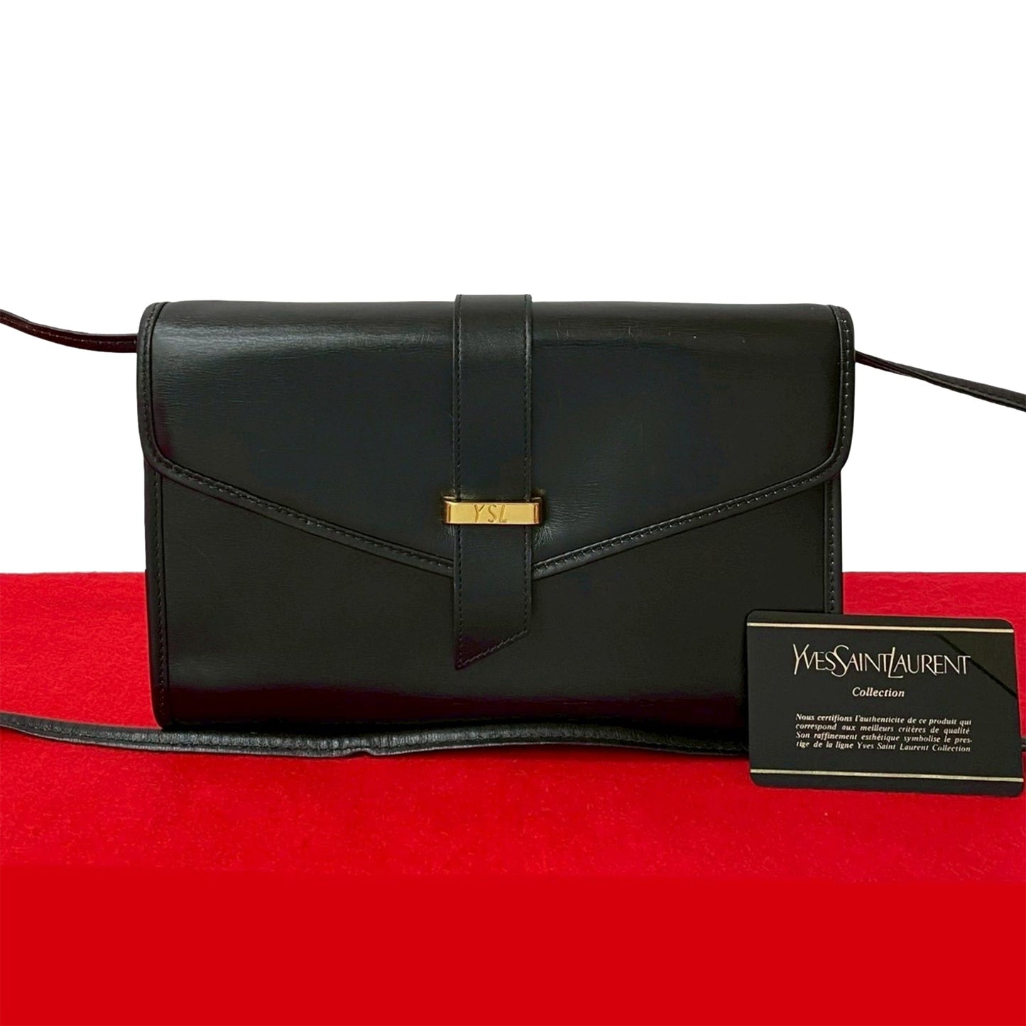 Saint Laurent Leather Envelope Crossbody