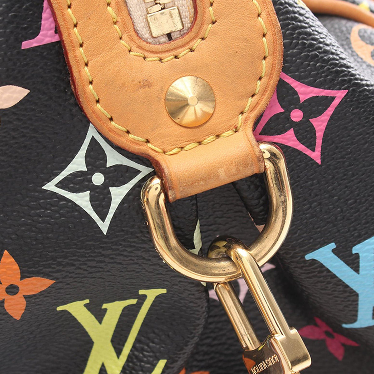Louis Vuitton Monogram Multicolore Courtney MM — Black