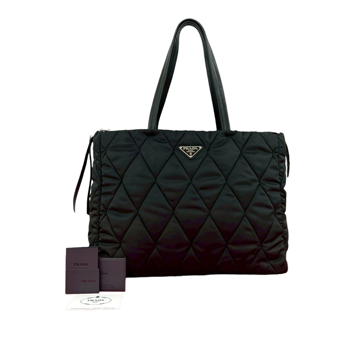 Prada Impuntu Tessuto Tote