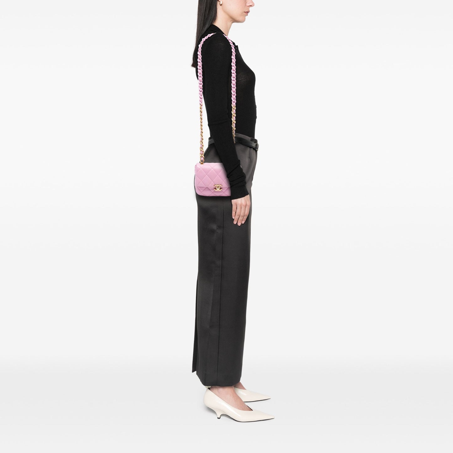 Chanel Mini Quilted Lambskin Candy Chain Flap