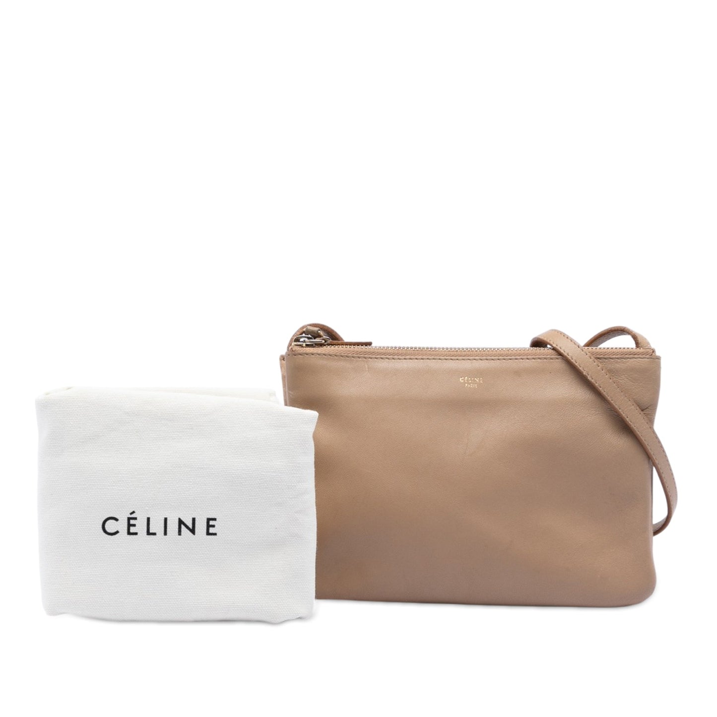 Celine Small Lambskin Trio Crossbody