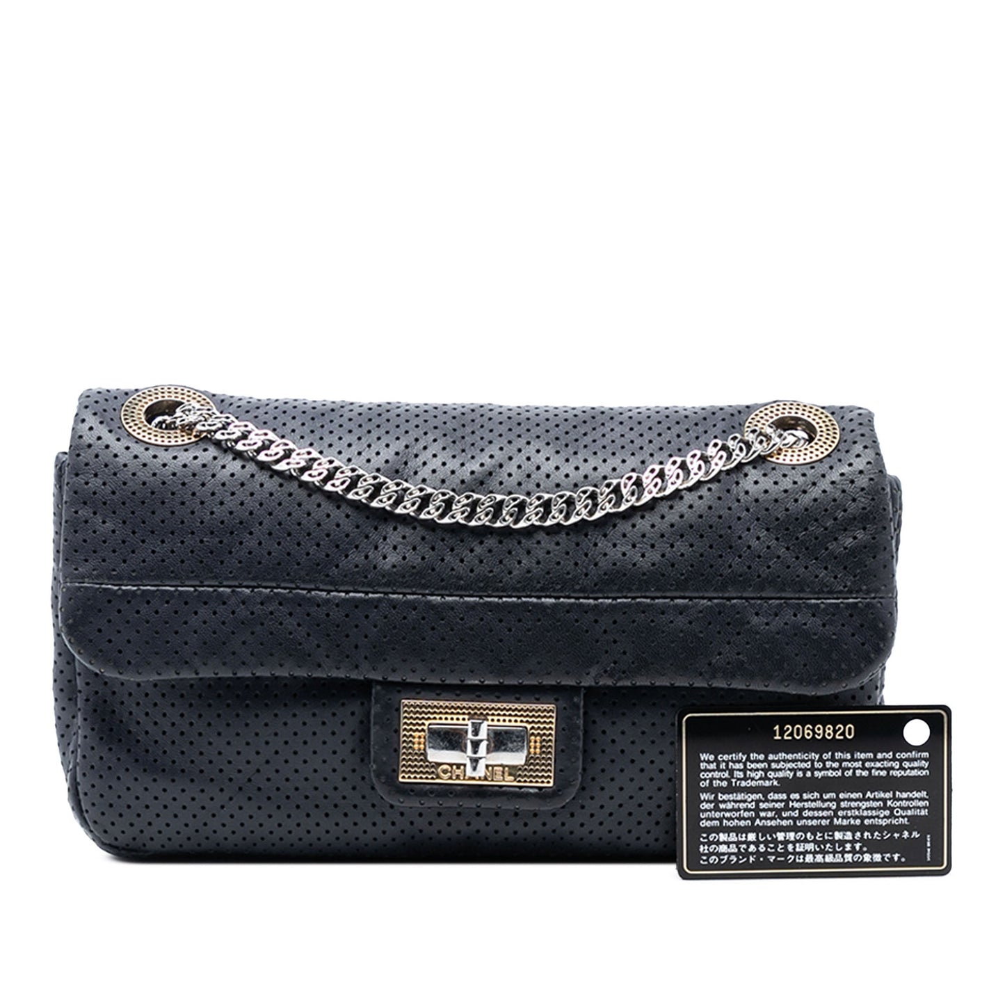 Chanel Small Reissue Perforated Calfskin Drill Flap