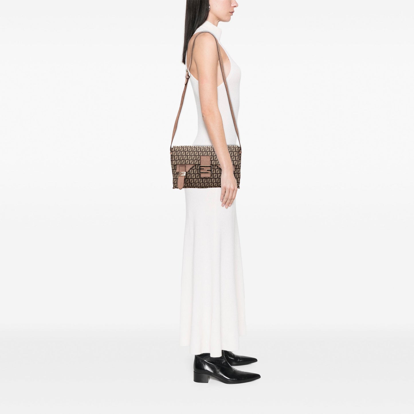 Fendi Zucchino Canvas Sweety Crossbody