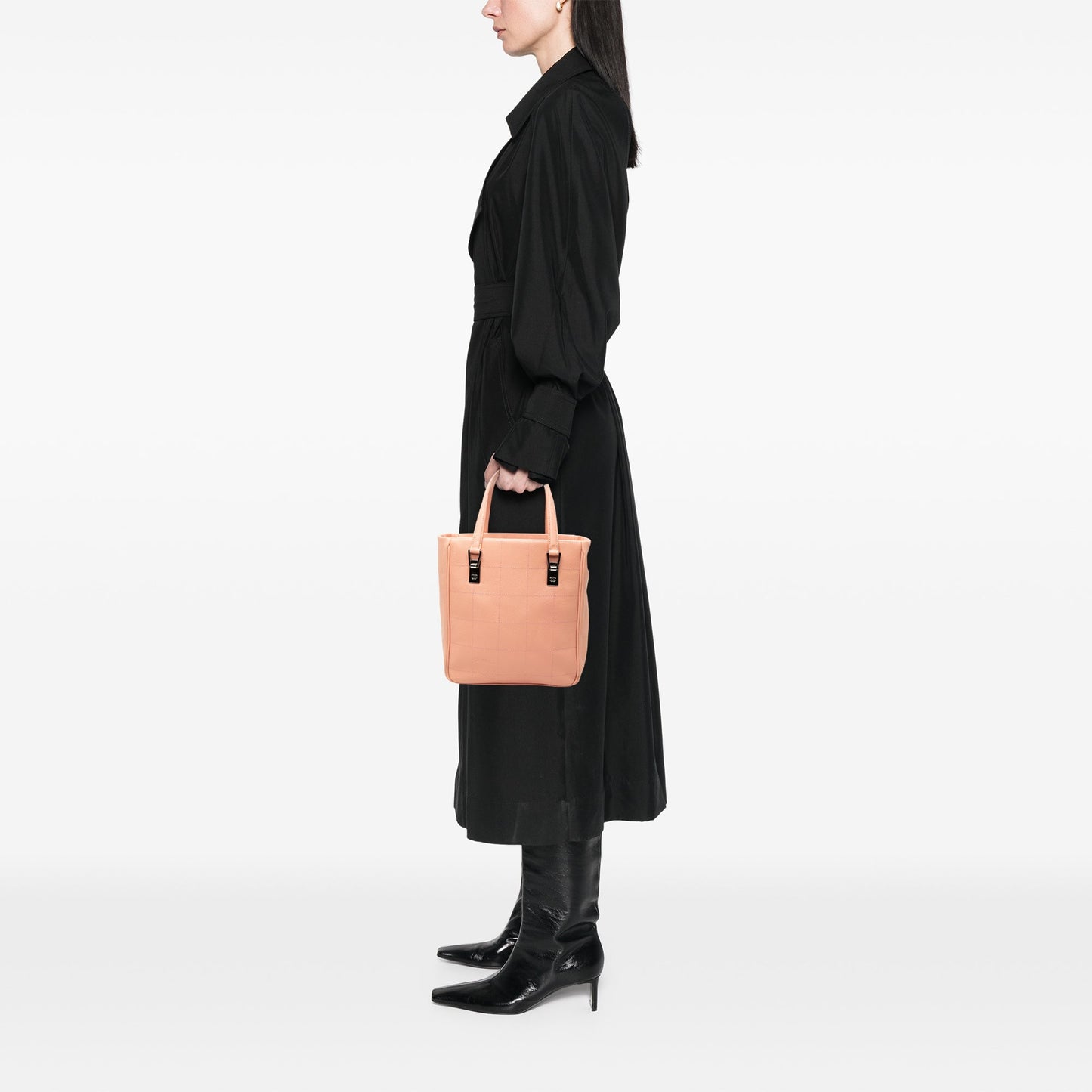 Chanel CC Chocolate Bar Caviar Tote
