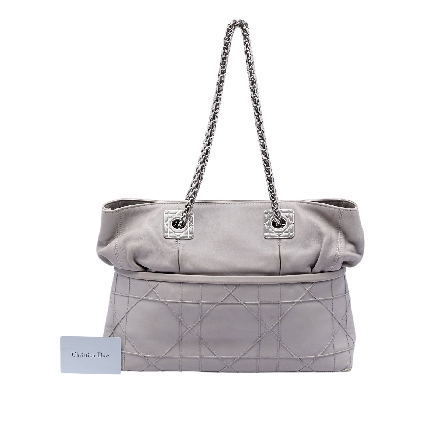 Dior Lambskin Cannage Granville Chain Tote