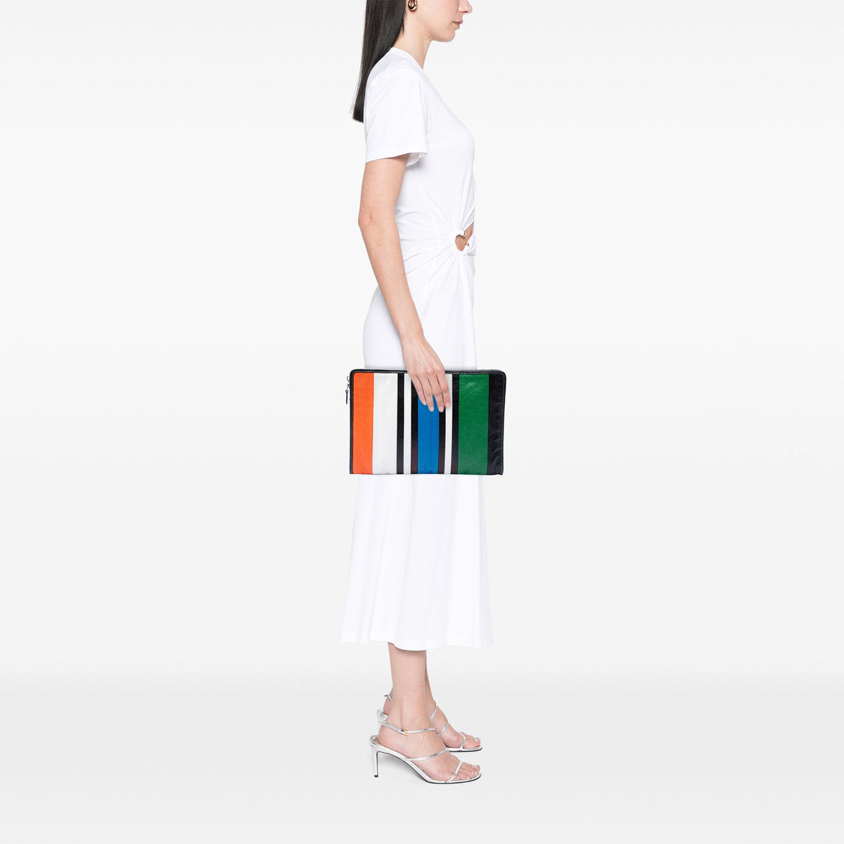 Balenciaga Lambskin Bazar Clutch