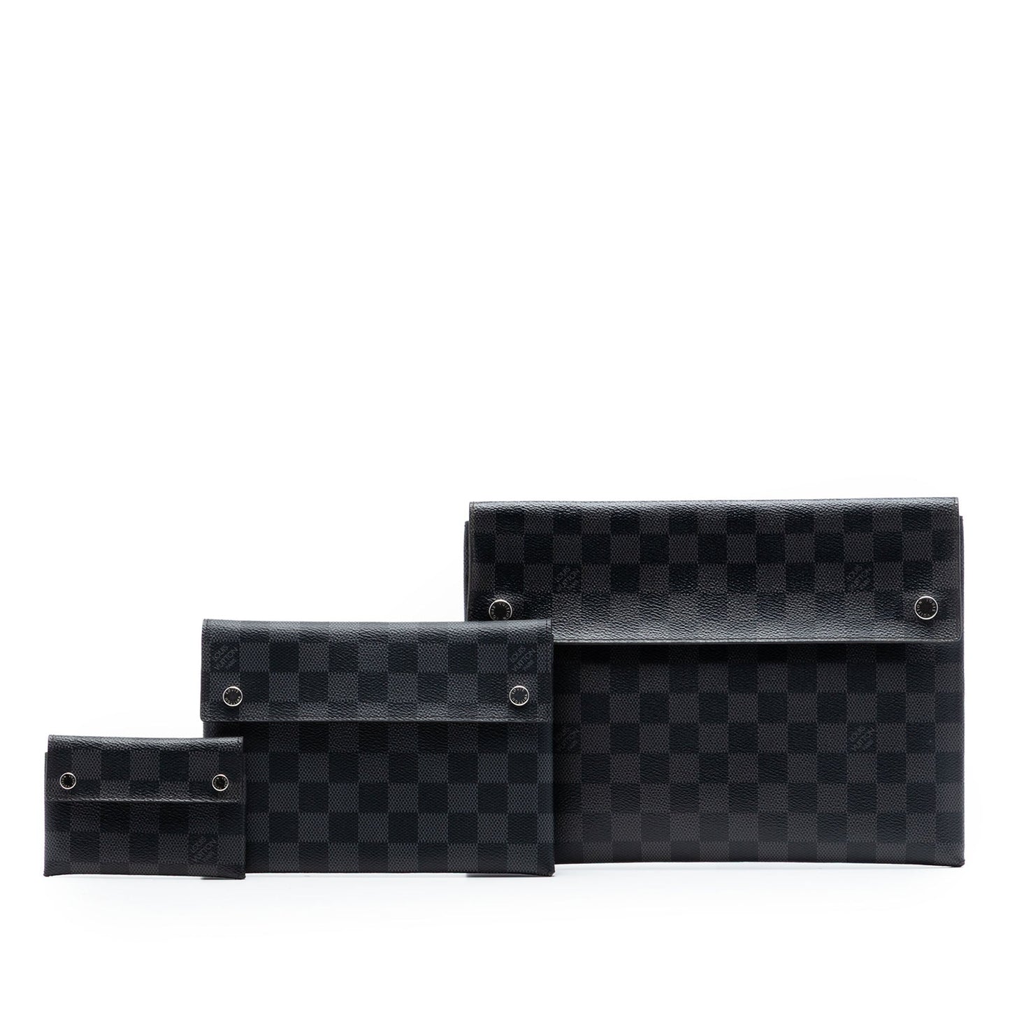 Louis Vuitton Damier Graphite Alpha Triple Pochette