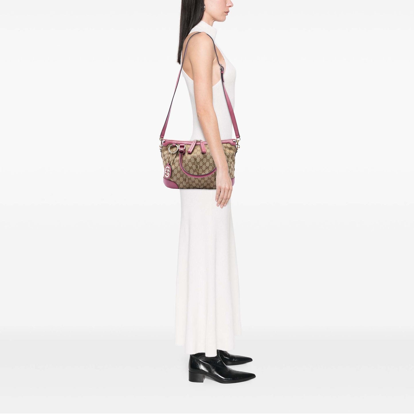 Gucci GG Canvas Sukey Satchel